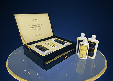 >Mason Pearson Cosmetic Presentation Packaging